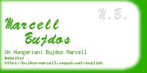 marcell bujdos business card